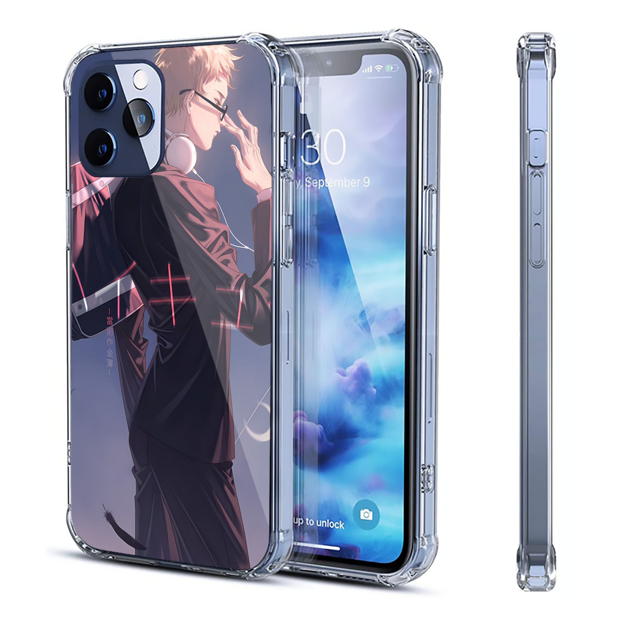 （画像用） ハイキュー!! Haikyu!! 【iPhone 12シリーズ対応】透明スマホケース（クリアソフトケース）